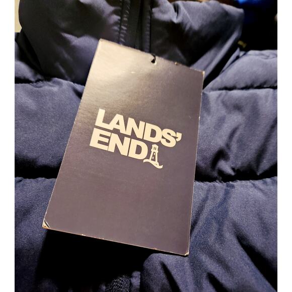 Lands' End Men's Wanderweight Ultralight Packable Down Vest, Size Small - Picture 5 of 6
